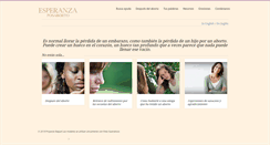 Desktop Screenshot of esperanzaposaborto.org